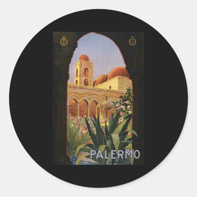 Palermo Classic Round Sticker (Front)
