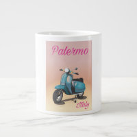 Palermo Italy Scooter poster