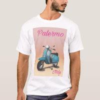 Palermo Italy Scooter poster