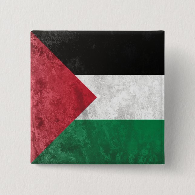 Palestine 15 Cm Square Badge (Front)