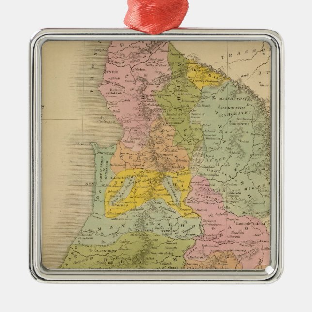 Palestine 3 metal tree decoration (Front)