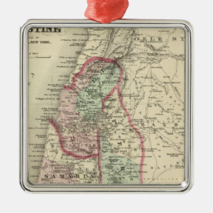 Palestine 4 metal tree decoration