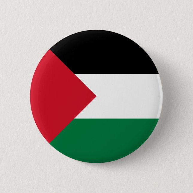 palestine 6 cm round badge (Front)