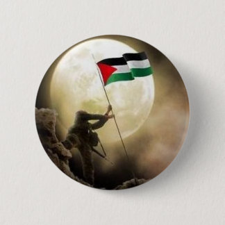 palestine 6 cm round badge