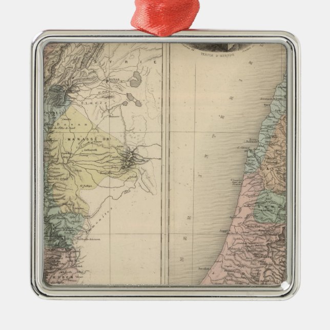 Palestine ancient metal tree decoration (Front)