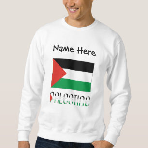 Palestine and Palestinian Flag Personalised Sweatshirt