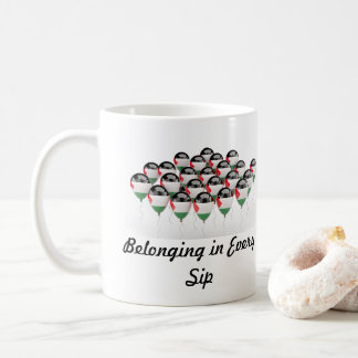 Palestine Balloons Mug - Belonging in Every Sip