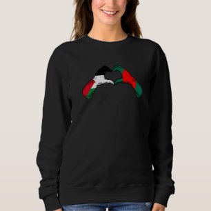 Palestine Bangladesh Flag  Palestinian Bangladeshi Sweatshirt