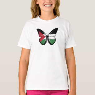 Palestine Butterfly Flag  T-Shirt