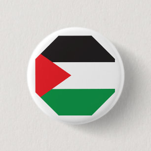 Palestine Button, Patriotic Palestinian Flag 3 Cm Round Badge