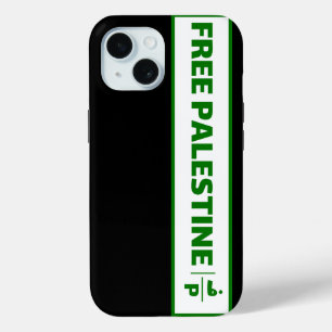 Palestine car registration plate - Free Palestine. iPhone 15 Case