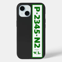 Palestine car registration plate - not real