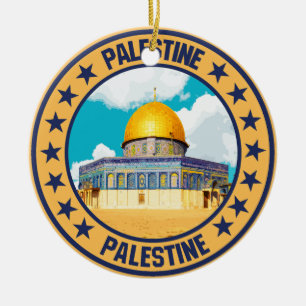 Palestine                                          ceramic tree decoration