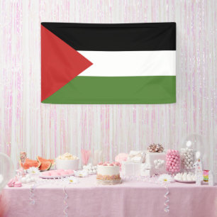 Palestine flag banner