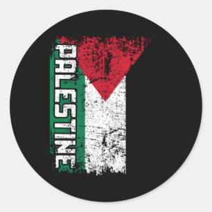 Palestine Flag Big Palestine Flag Classic Round Sticker