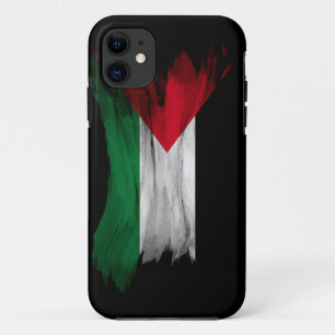 Palestine flag brush stroke, national flag Case-Mate iPhone case