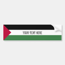Palestine Flag Bumper Sticker