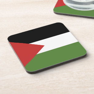Palestine flag coaster