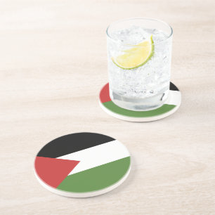 Palestine flag coaster