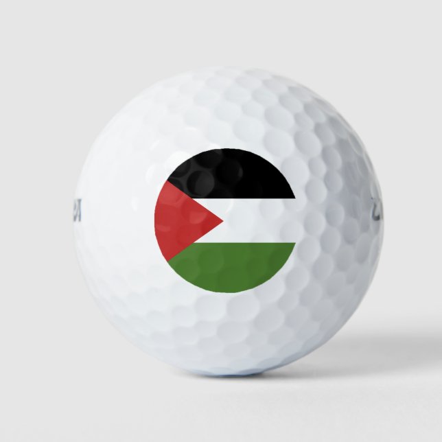 Palestine flag golf balls (Front)