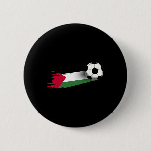 Palestine Flag Jersey Palestine Soccer Team Palest 6 Cm Round Badge