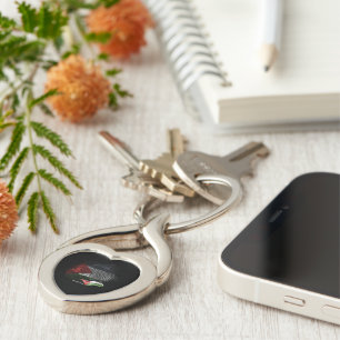 Palestine flag key ring