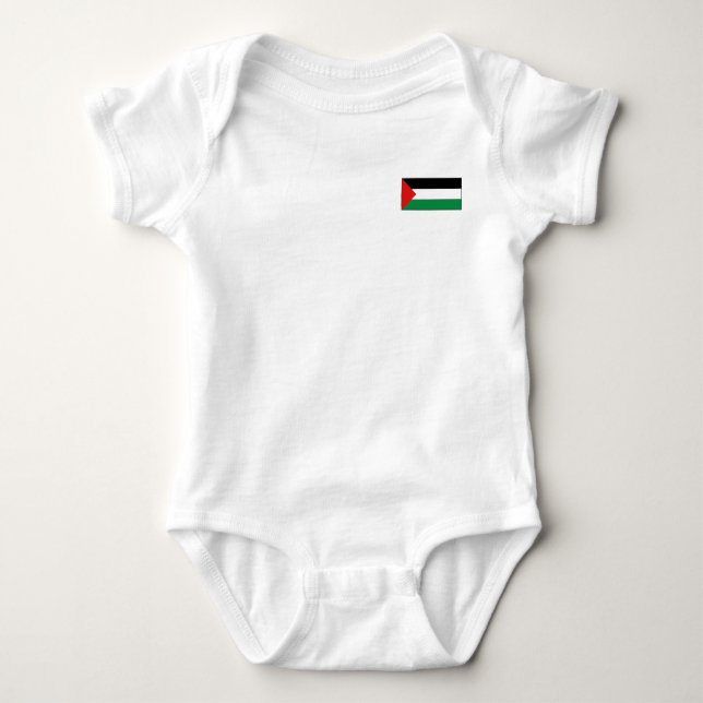Palestine Flag + Map T-Shirt (Front)