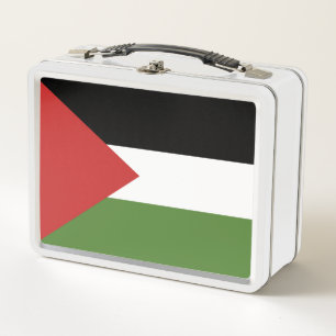 Palestine flag metal lunch box