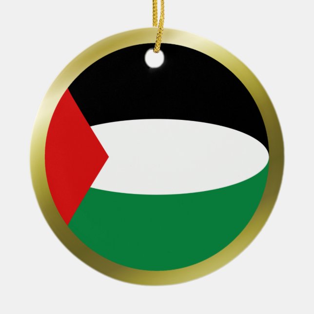 Palestine Flag Ornament (Front)