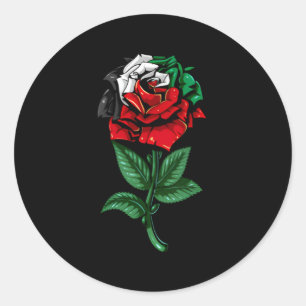 Palestine Flag Pelestinian Classic Round Sticker