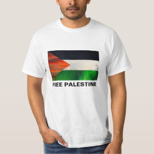 Palestine Flag Sky views   Free Palestine T-Shirt