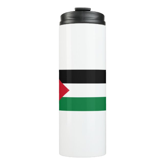 Palestine Flag Thermal Tumbler (Front)