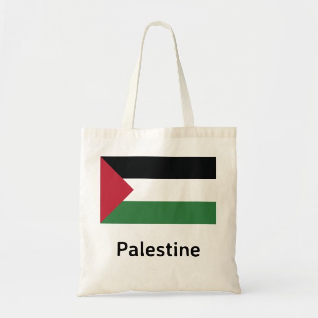 Palestine Flag Tote Bag (Front)