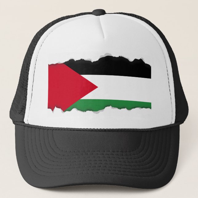 Palestine Flag Trucker Hat (Front)
