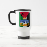 Palestine flag with Arabic text