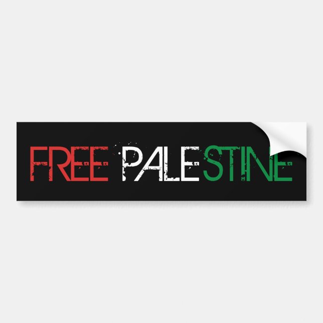 Palestine Freedom Bumper Sticker (Front)