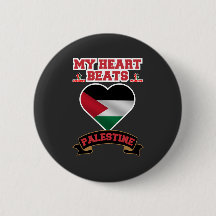 Palestine Heart Flag Love Support Freedom Pride