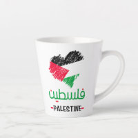Palestine heart tote bag