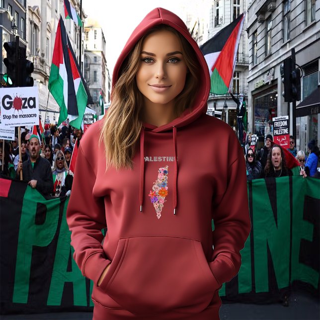 Palestine hoodies for Women (Palestine March, Free Palestine,  Cease Fire, No To Genocide)