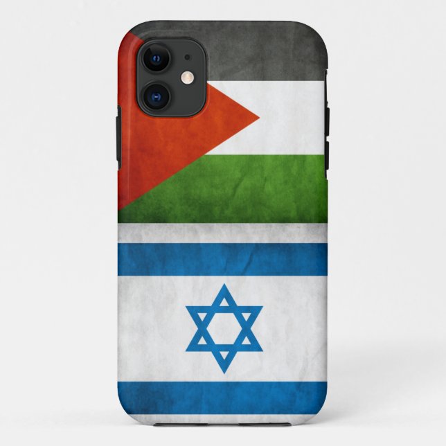 PALESTINE & ISRAEL PEACE FLAG Case-Mate iPhone CASE (Back)