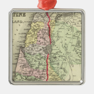 Palestine, Jerusalem 2 Metal Tree Decoration
