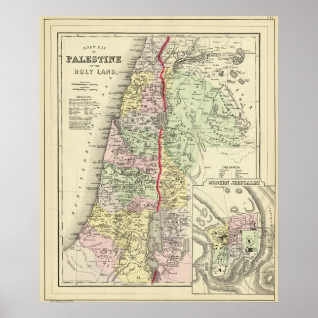 Palestine, Jerusalem 2 Poster (Front)