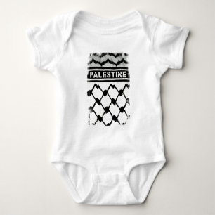 Palestine Keffiyah Baby Bodysuit