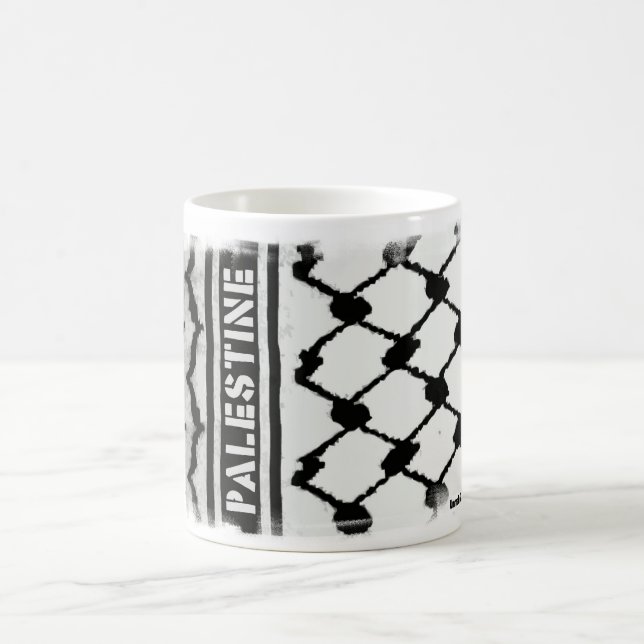 Palestine Keffiyah Coffee Mug (Center)