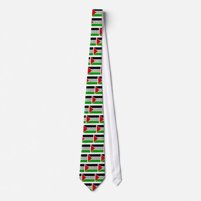Palestine Keffiyeh Flag Tie (Front)