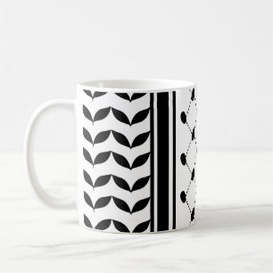 Palestine Keffiyeh Pattern Scarf Coffee Mug