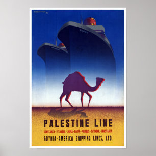 Palestine Line Poster