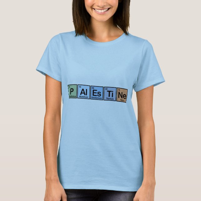 Palestine made of Elements T-Shirt (Front)