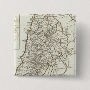 Palestine Map 15 Cm Square Badge