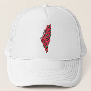 Palestine Map full of Watermelons Free palestine Trucker Hat